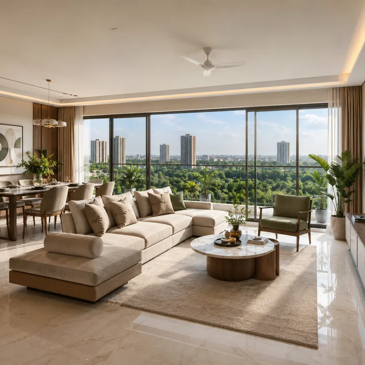 Brigade WTC Devanahalli living room interior